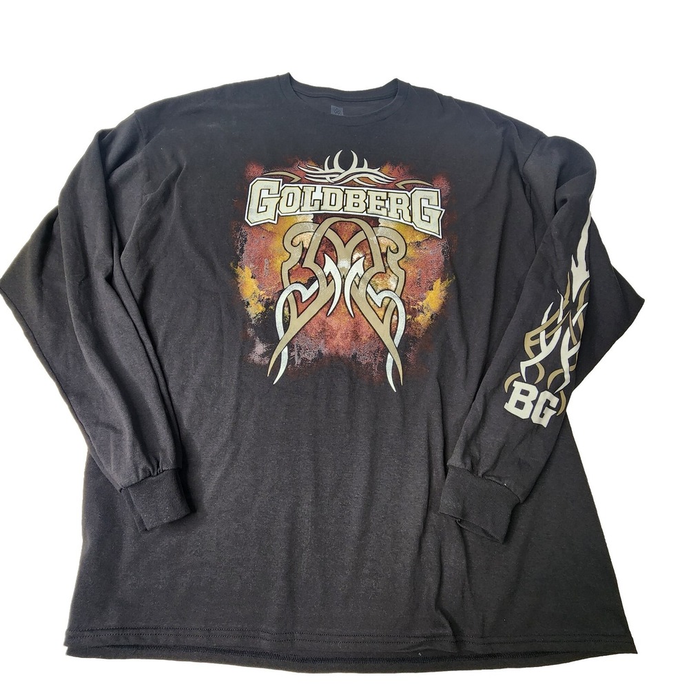 Bill Goldberg Long Sleeve Shirt Tribal WWE L Large WCW Who's Next NXT